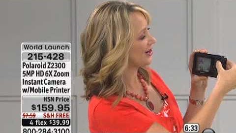 Polaroid Z2300 5MP HD Video 6X Zoom Instant Camera with ...