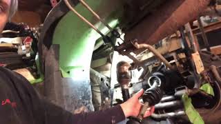 How to remove axel from 2005 Arctic cat 400 4x4