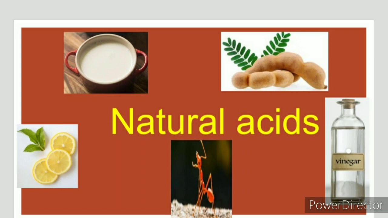Natural acids