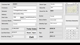 How to Create Hotel Management Systems in Excel Using VBA - Full Tutorial screenshot 3