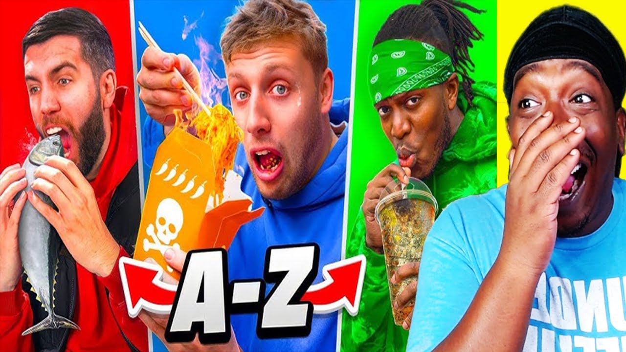 SIDEMEN A-Z CALORIE CHALLENGE *REacTION*