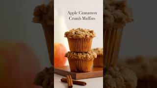 Apple Cinnamon Crumb Muffins #apple #cinnamon #muffins #baking #recipe #applecinnamon #fallbaking
