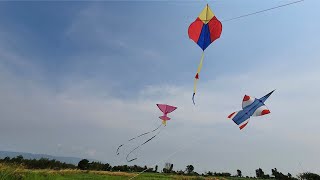 ว่าวปักเป้าตัวใหม่ ปะทะ จุฬาลายไทยใครจะอยู่จะไปมาดูกัน(มันสุดๆ) Kiteflying