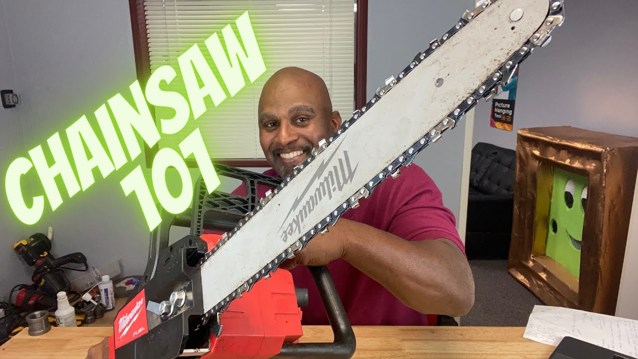 HOW TO USE A CHAINSAW FOR BEGINNERS - YouTube
