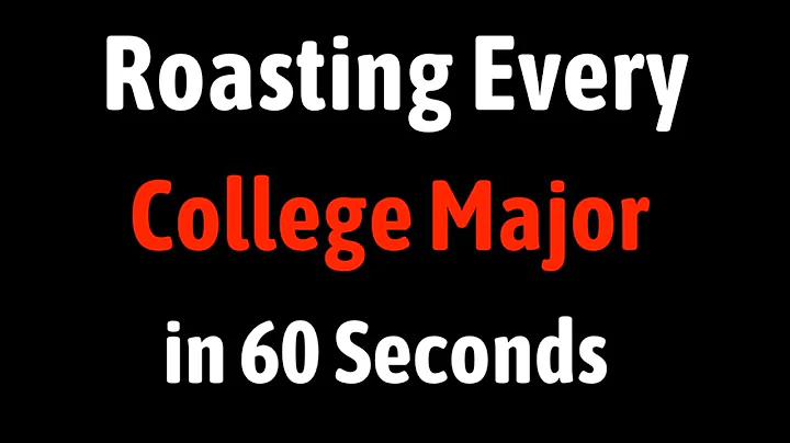 Roasting Every College Major in 60 Seconds - DayDayNews