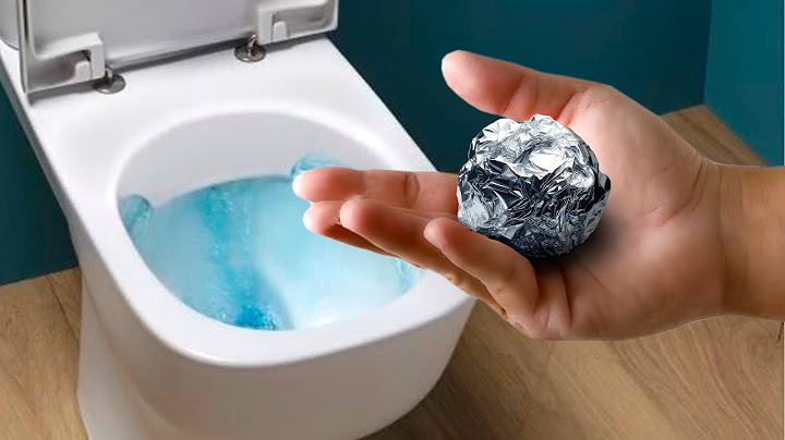 Place aluminum foil in the toilet! Once you do this, you will be surprised at the results!
