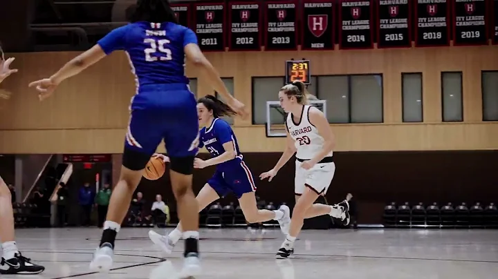 Harvard WBB: Hamoni Turner on Fire Against UMass Lowell