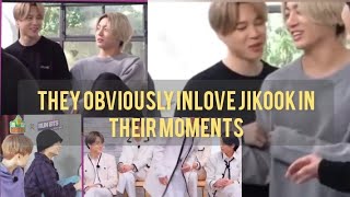 Jikook is inseparable anywhere interviews oncam offcam Jikook moments /sattelite Jeon