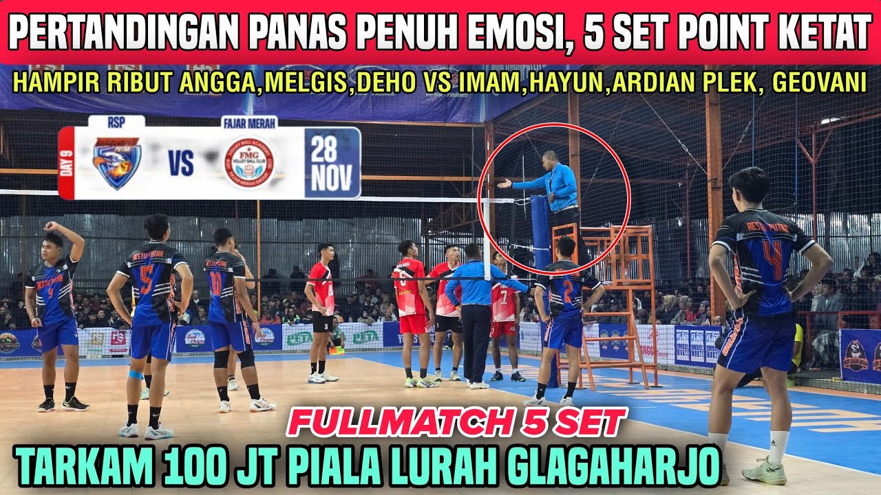 HAMPIR RIBUT ‼️ RESTU PUTRA VS FAJAR MERAH | TARKAM 100JT PIALA LURAH GLAGAHARJO