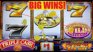 Nice Wins! Triple Cash + Triple Red Hot 777 + 2x 3x Gold Inferno + 5 Reel Cleopatra Slot Play! Tampa screenshot 5
