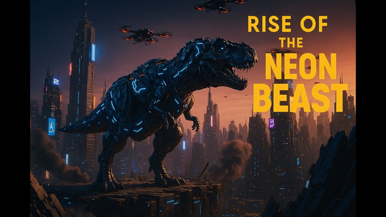 Rex Rise Cyberpunk T-Rex – Rise of the Neon Predator | Epic Cinematic AI Short ...