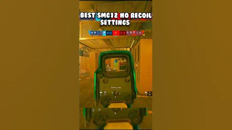 BEST SMG-12 No Recoil Settings... #shorts #rainbowsixsiege #r6siege #bestcontrollersettings #r6