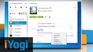 How to Send Instant Messages using Skype® in Windows®
