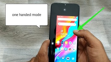 How to set One handed mode in Infinix hot 8| How to enable One-Hand mode on  phone One-handed mode