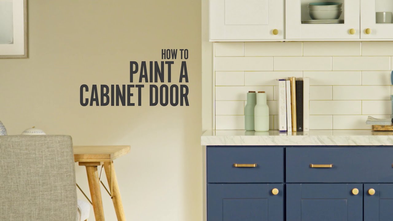 Behr Paint How To Paint Cabinet Doors Youtube
