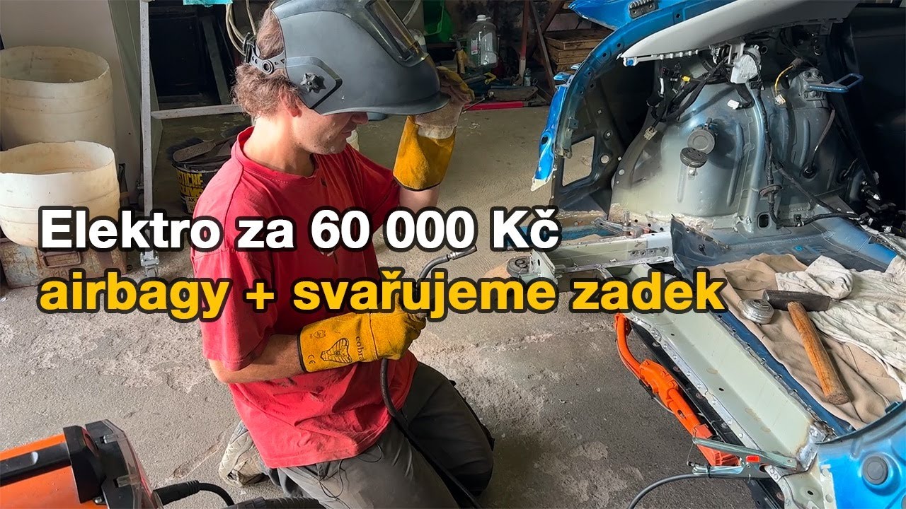 Chudinská elektromobilita... sváříme vedle baterky a sehnali jsme airbagy