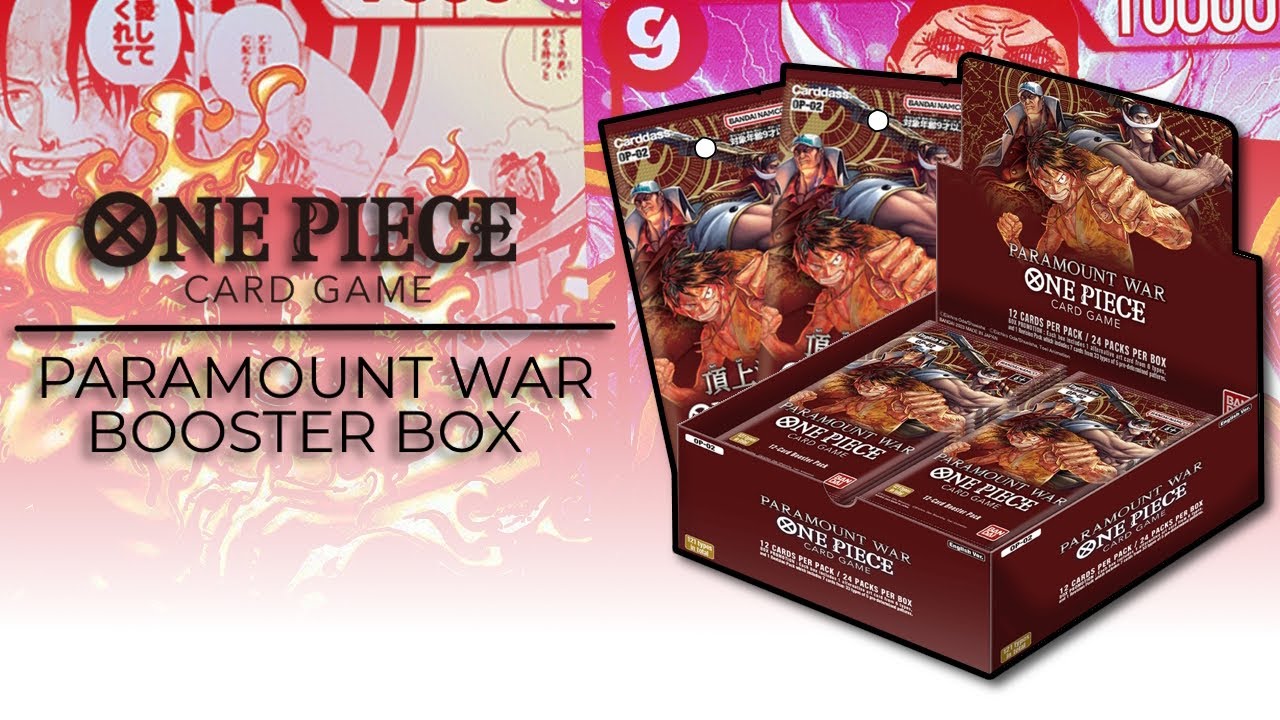 ONE PIECE TCG PARAMOUNT WAR BOOSTER BOX OPENING! YouTube