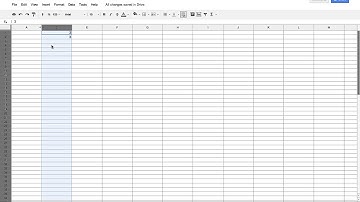 HOW TO HIDE COLUMNS AND ROWS IN GOOGLE SPREADSHEETS