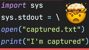 How stdout Works (Print to Output), hint: it