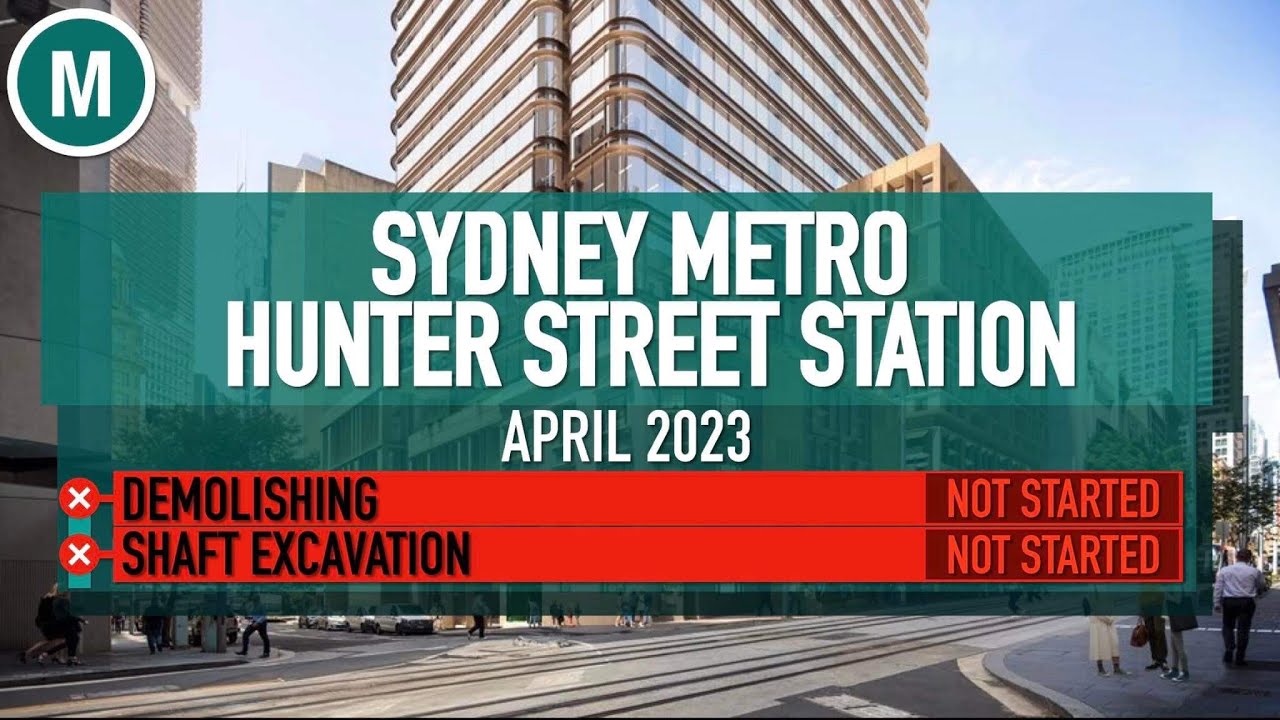 Hunter Street Metro Station — April 2023 - YouTube