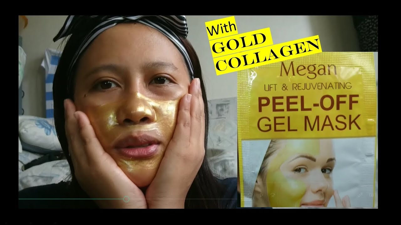 Megan Peel Off Mask With Gold Collagen Review V20