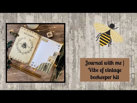 (Bullet) Journal with me | Een printable gebruiken van Vibe of Vintage | Bijen thema