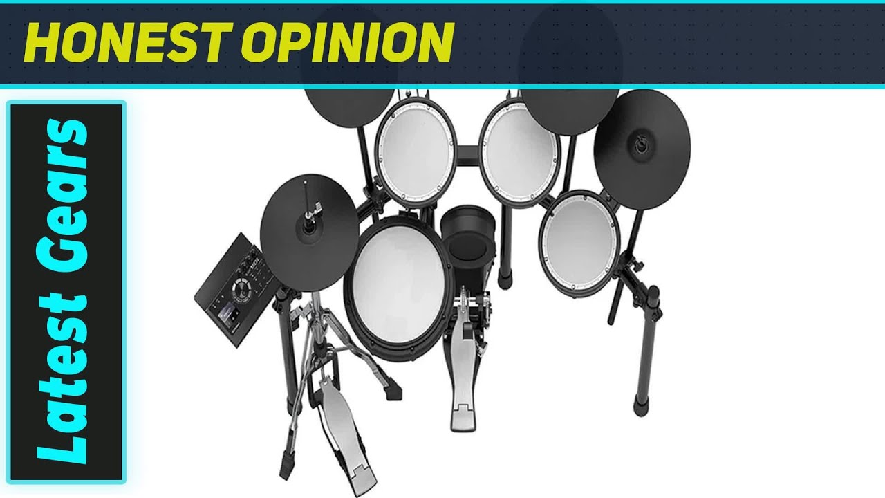 Электронная ударная установка ZSALTT: лучшая установка из 5 барабанов и 4 тарелок для всех бараба...