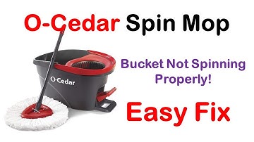 O-Cedar mop not spinning properly (Easy Fix)