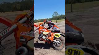 Getting Loose on a 2001 KTM 380EXC at WW Ranch