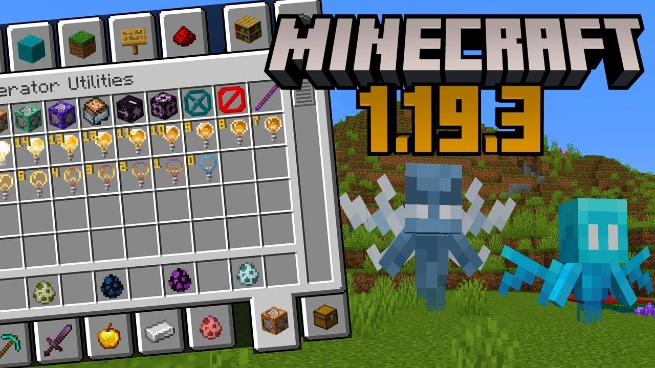 Minceraft 1.19.3 Release ufficiale YouTube