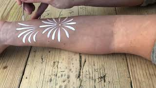 Tear drop practice for face painting
