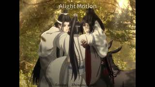 WangXian Family | Mo dao zu shi | Infinity ft. Lan Zhan, Wei Ying, and Lan Sizhui | Alight motion