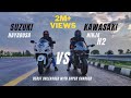 Kawasaki Ninja H2 Vs Suzuki Hayabusa Comparison | First Ninja H2 In Lucknow | Ksc Vlogs