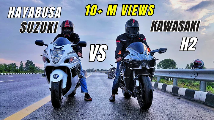 Kawasaki Ninja H2 Vs Suzuki Hayabusa Comparison | First Ninja H2 In Lucknow | Ksc Vlogs