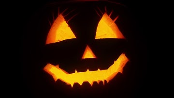 ► FREE Video Background Loop Footage | 4K 2160p 30fps | Halloween  Pumpkin #0111 ◄