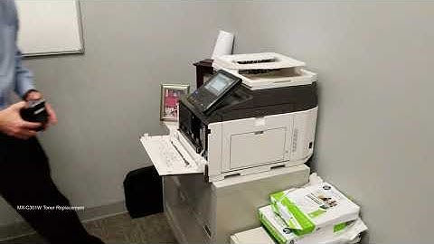 MX C301W Toner Replacement