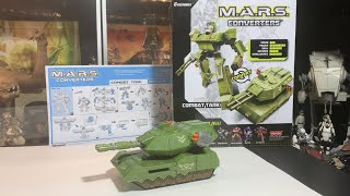 Cybotronix Combat Tank M.A.R.S. Converters Generic Transformer Discount Toy. Unboxing and Spotlight screenshot 3
