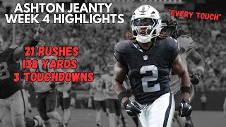Ashton Jeanty Breakout Game Highlights Every Touch Raiders Vs Bears