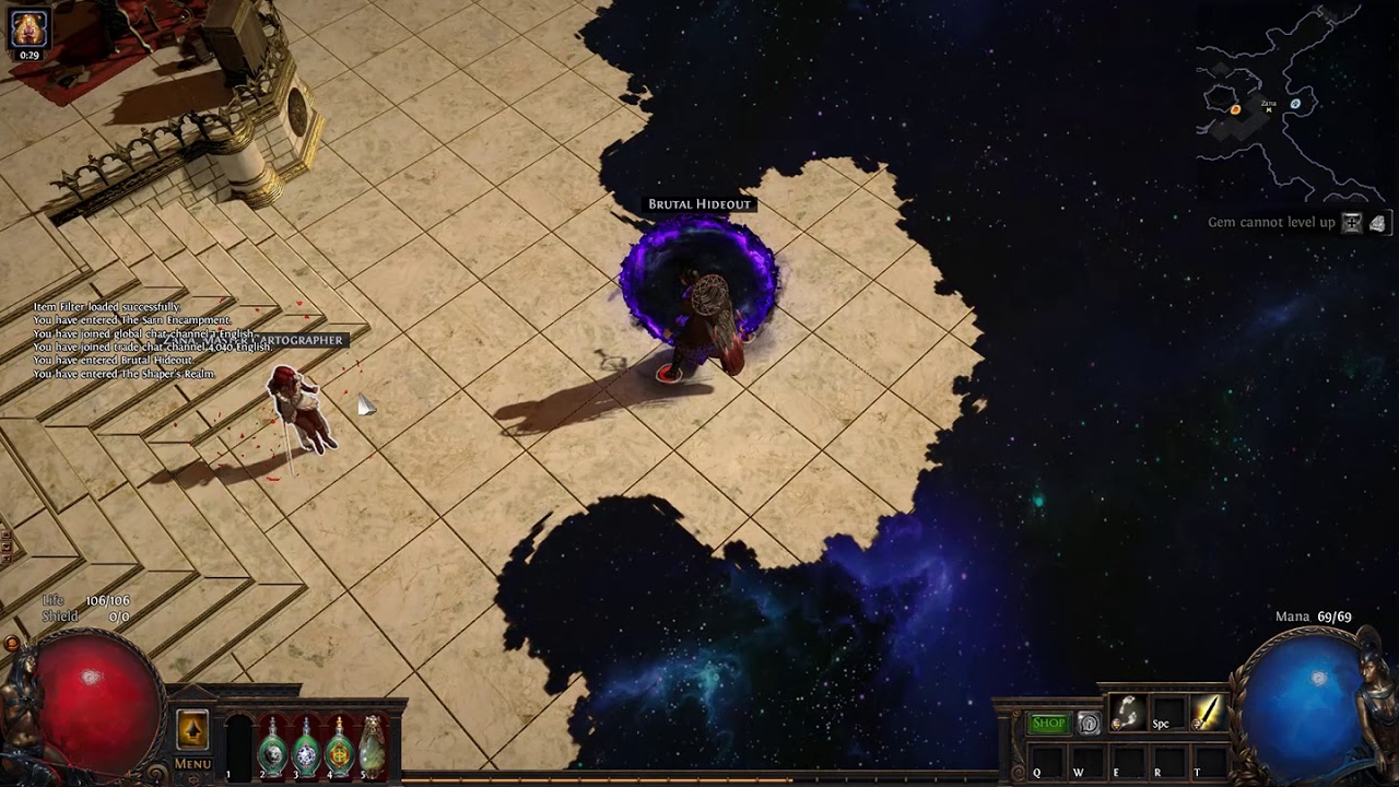 WORLD FIRST LEVEL 1 SHAPER KILL