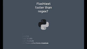 Python - Flashtext module