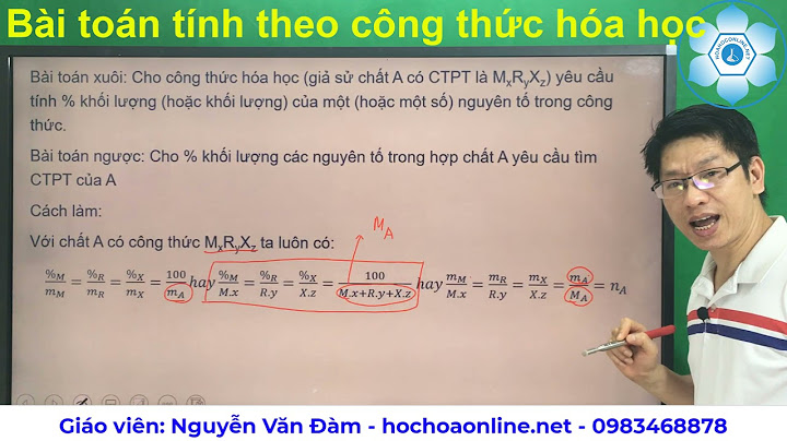 Bài giải tính n công thức hóa học năm 2024