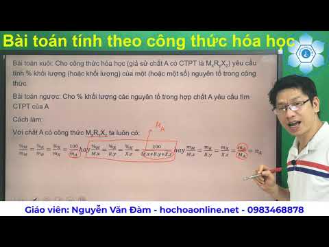 Video Bài toán tính theo công thức hóa học - YouTube