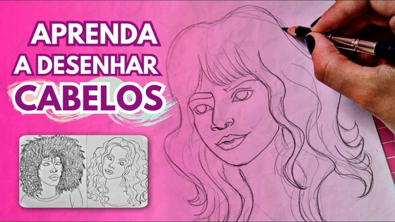 Aprenda a desenhar cabelos curtos de maneira simples e fácil! Vão