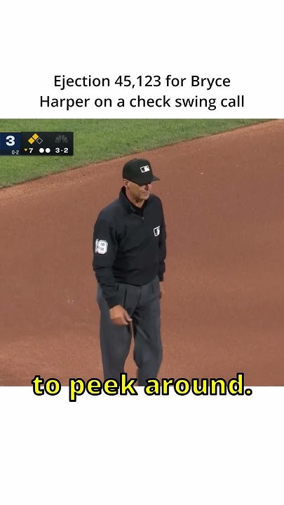Harper Ejected On ANOTHER Check Swing 🤦‍♂️ - YouTube