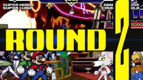 Super Mario and Super Luigi vs Danger Mouse and Count Duckula MUGEN BATTLE