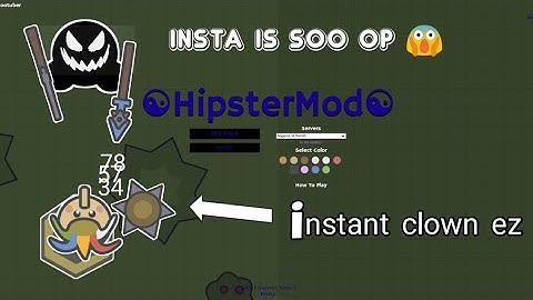 Moomoo.io | Hipstermod hack Best instakills