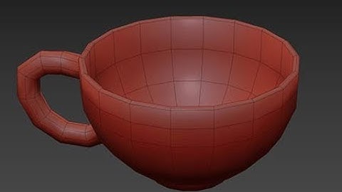 Autodesk 3ds Max modeling: Simple coffee cup