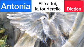 Elle a fui, la tourterelle - Antonia - Les Contes d&#39;Hoffmann, french diction + translation