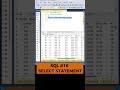 SQL SELECT 🔍 | Basic to Advance Query 💻 #SQL #Database #Coding #Shorts