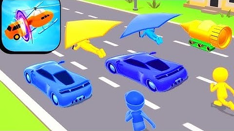 Shape Shifting All Levels Gameplay Walkthrough Car Halicaptor Motorcycle Cycle Racing Gameplay 🏁 🚲